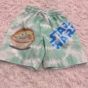 Star Wars Baby Yoda Swim Trunks Size 2T